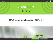 Tablet Screenshot of gasolec.co.uk